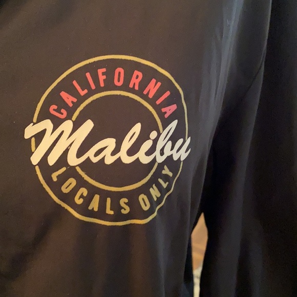 Brandy Melville Malibu logo great windbreaker jacket with hood. - Picture 5 of 10